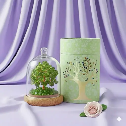 Peridot  A Wish Tree – A Universe of Crystals in One 