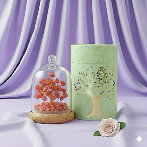 Red carnelian-A Wish Tree – A Universe of Crystals in One 