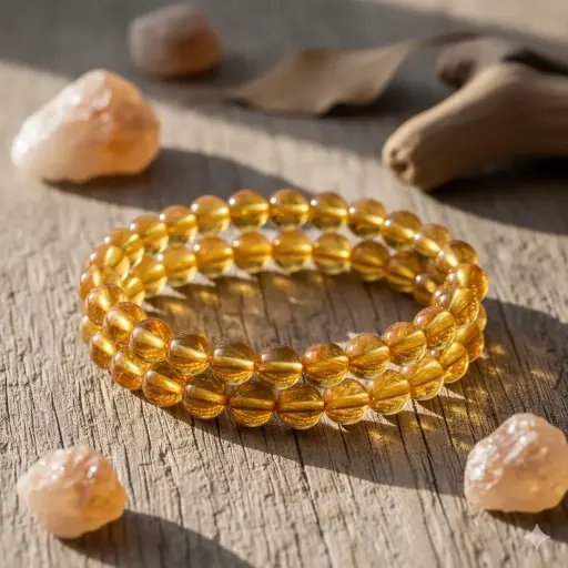 Citrine Bracelet 8mm AAA+
