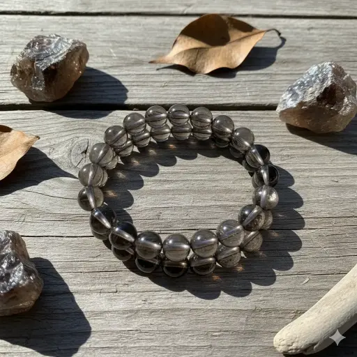 Smoky Quartz Bracelet 8mm AAA+
