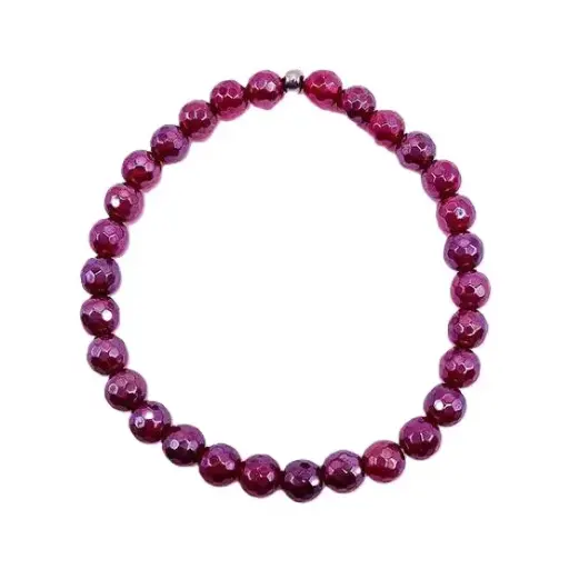 Black Cherry Agate Bracelet 8mm AAA+
